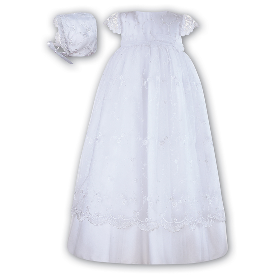 Sarah Louise Christening Robe & Bonnet - 116
